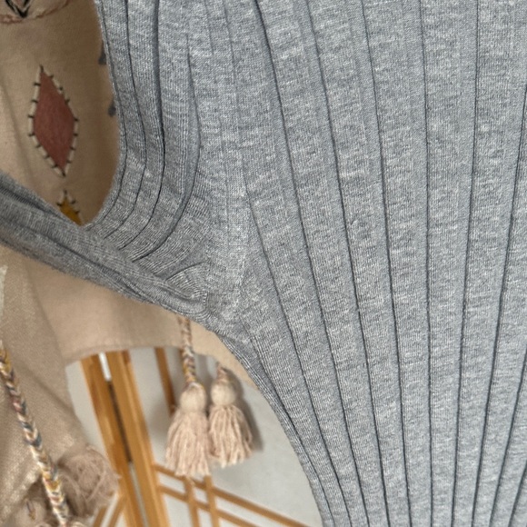 Acne Studios Light Gray Ribbed Crew Neck Sweater - Picture 7 of 10